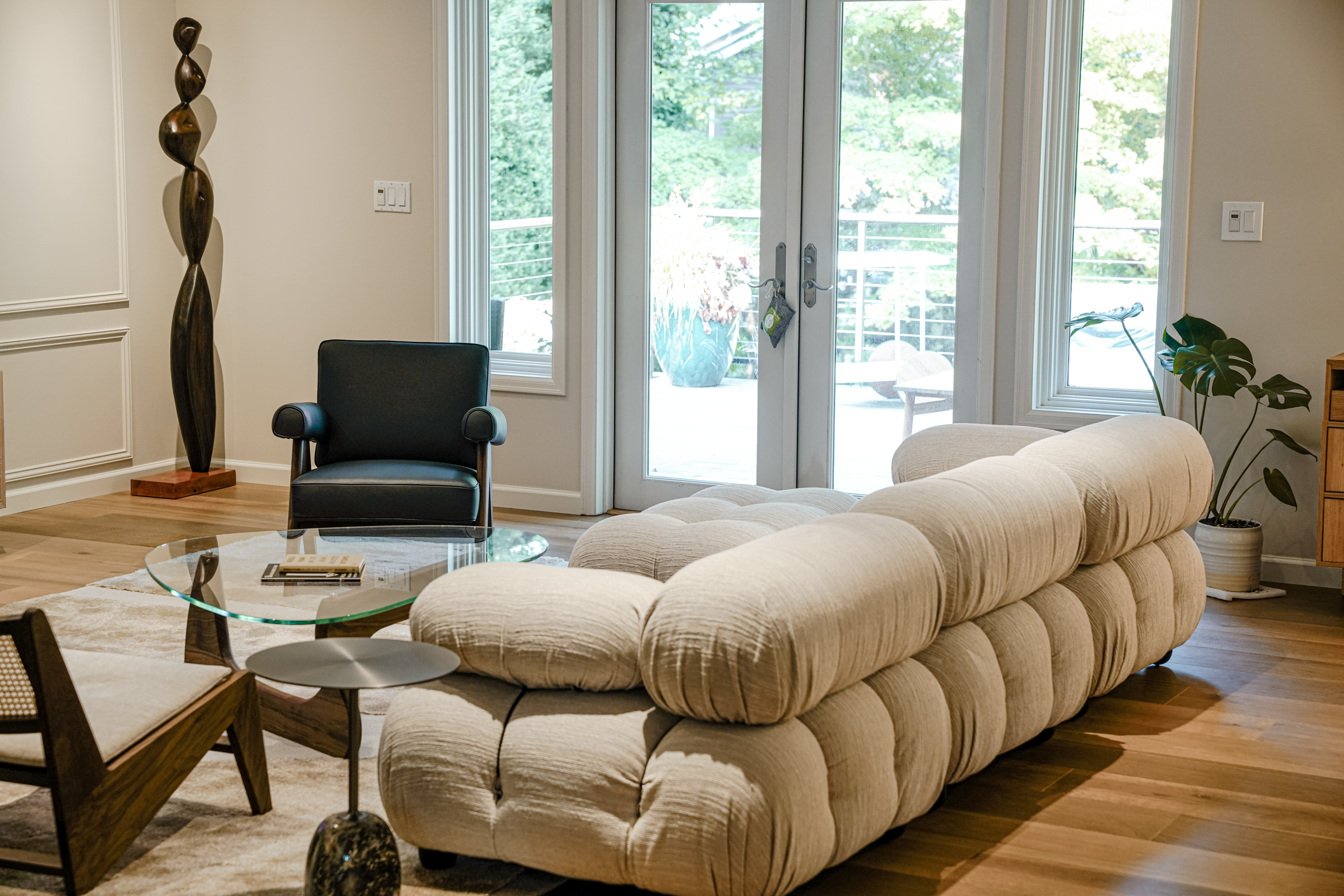 living room - sofa side view